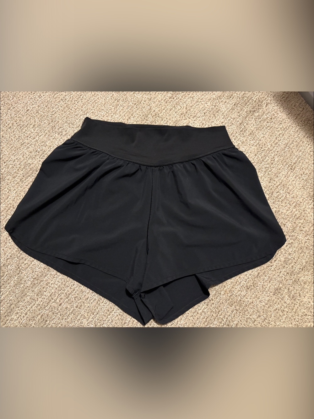 Aerie Offline Black Real Me Athletic Shorts